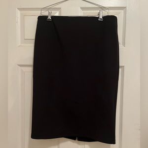 Black pencil skirt.